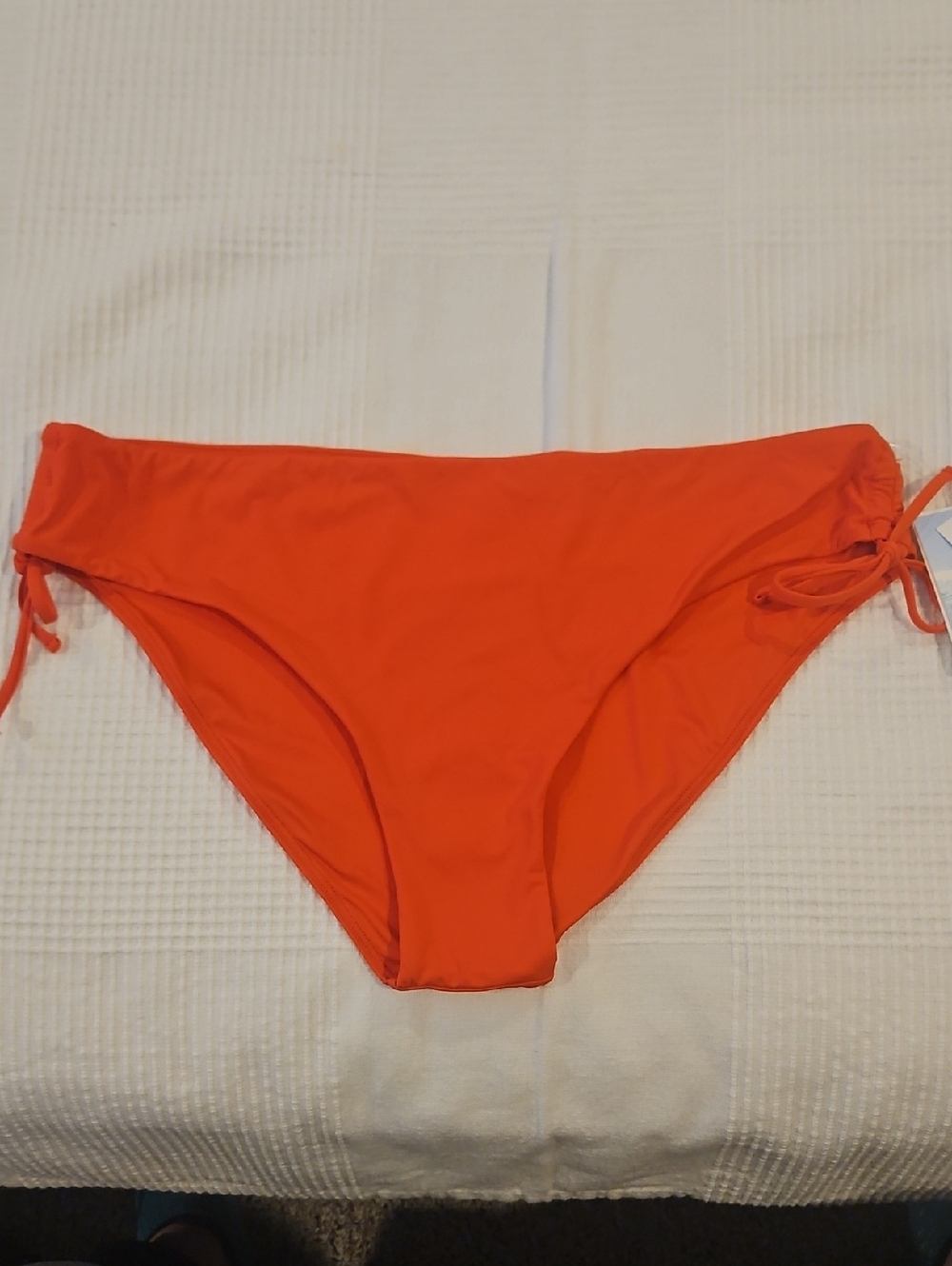 Roxy Classic Hipster Side-ties Bikini Bottom: Hot Coral: Size- XL